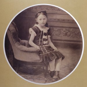 Colette i en alder af 5, 1878 af French Photographer